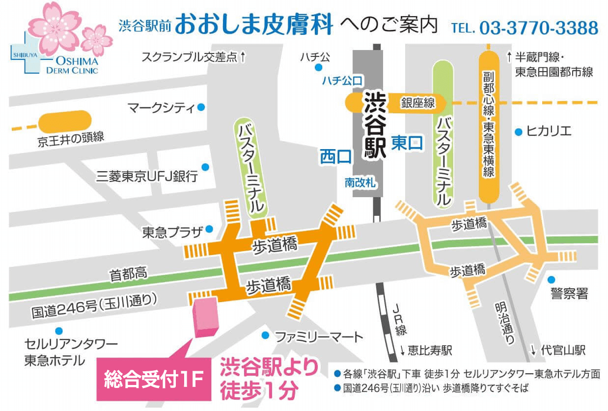 おおしま皮膚科渋谷の評判と待ち時間は？2026年最新の予約攻略法と口コミ真相
