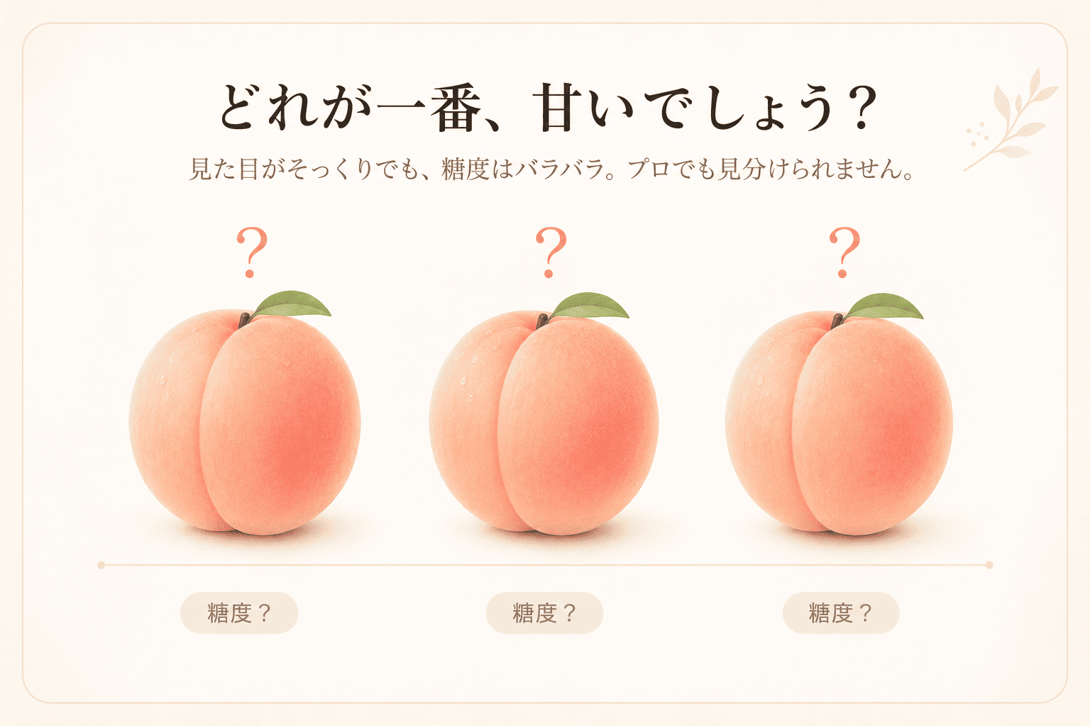 美味しい桃の見分け方決定版！プロが教える甘い完熟サインと保存術