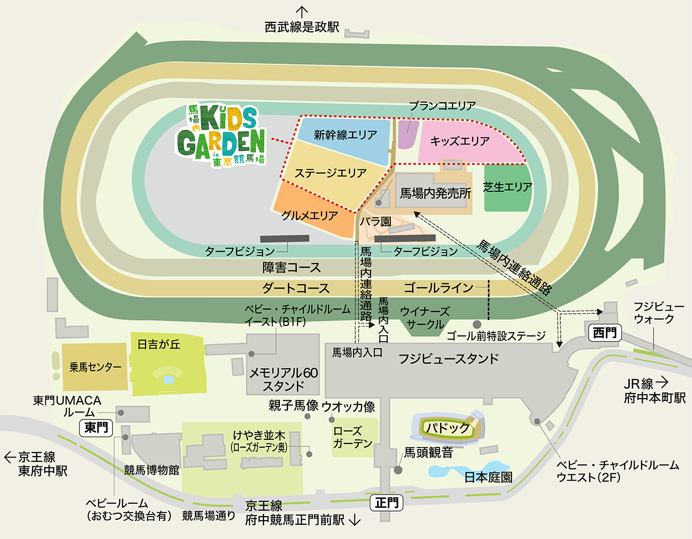 東京競馬場東門の完全攻略2026！東府中駅からの徒歩ルートと混雑回避法