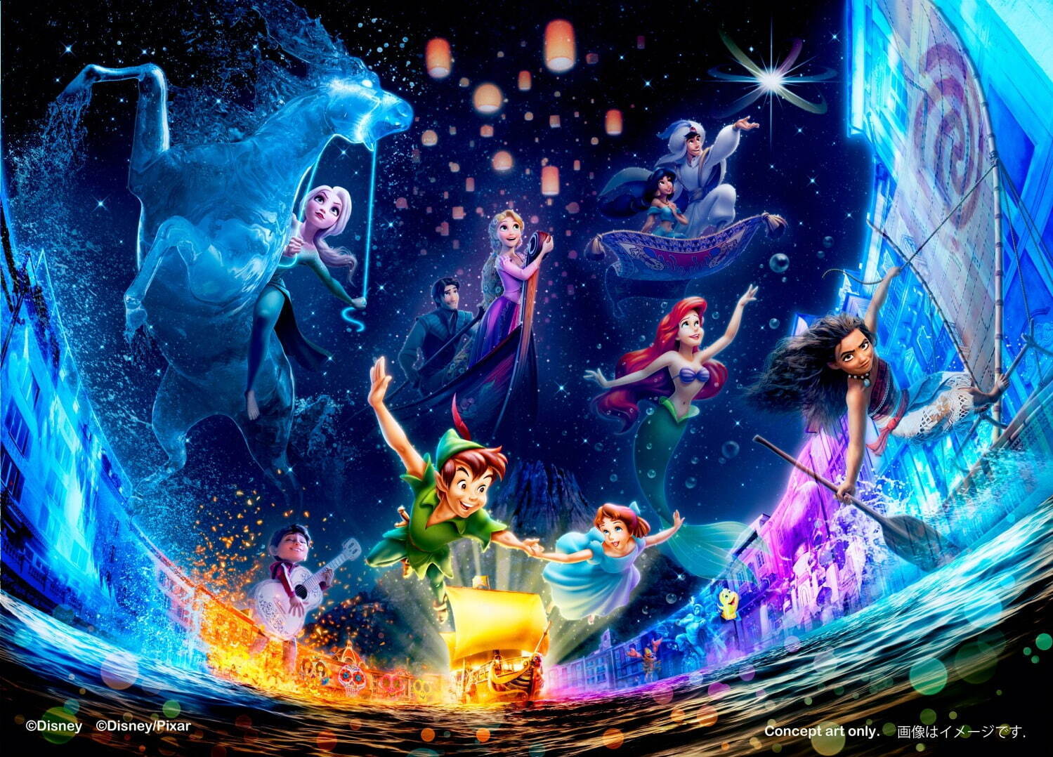 ディズニーシー夜のショー徹底攻略！ビリーヴ鑑賞の裏技と穴場2026