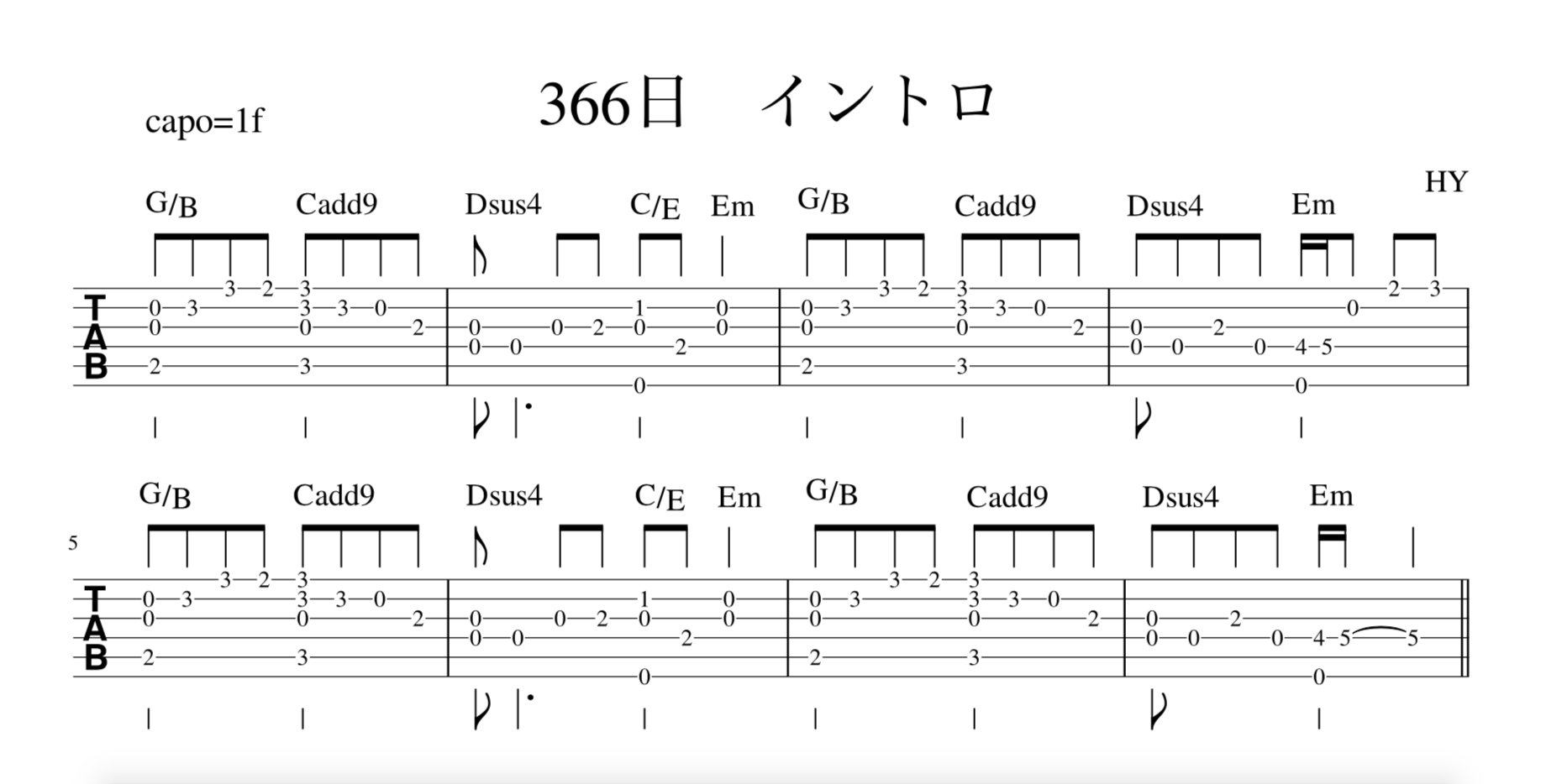 Hy『366日』コード進行の完全攻略！初心者向け挫折回避の極意