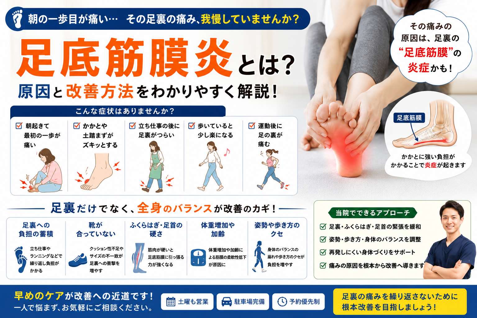 朝のかかと激痛はなぜ？足底筋膜炎の決定的な原因と治し方徹底検証
