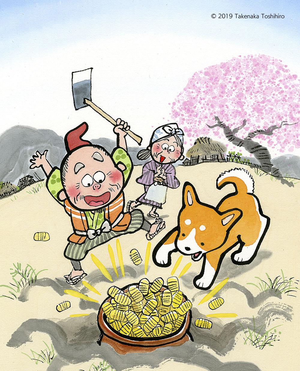 ここ掘れワンワンの真相！花咲か爺さんの結末と大判小判の由来