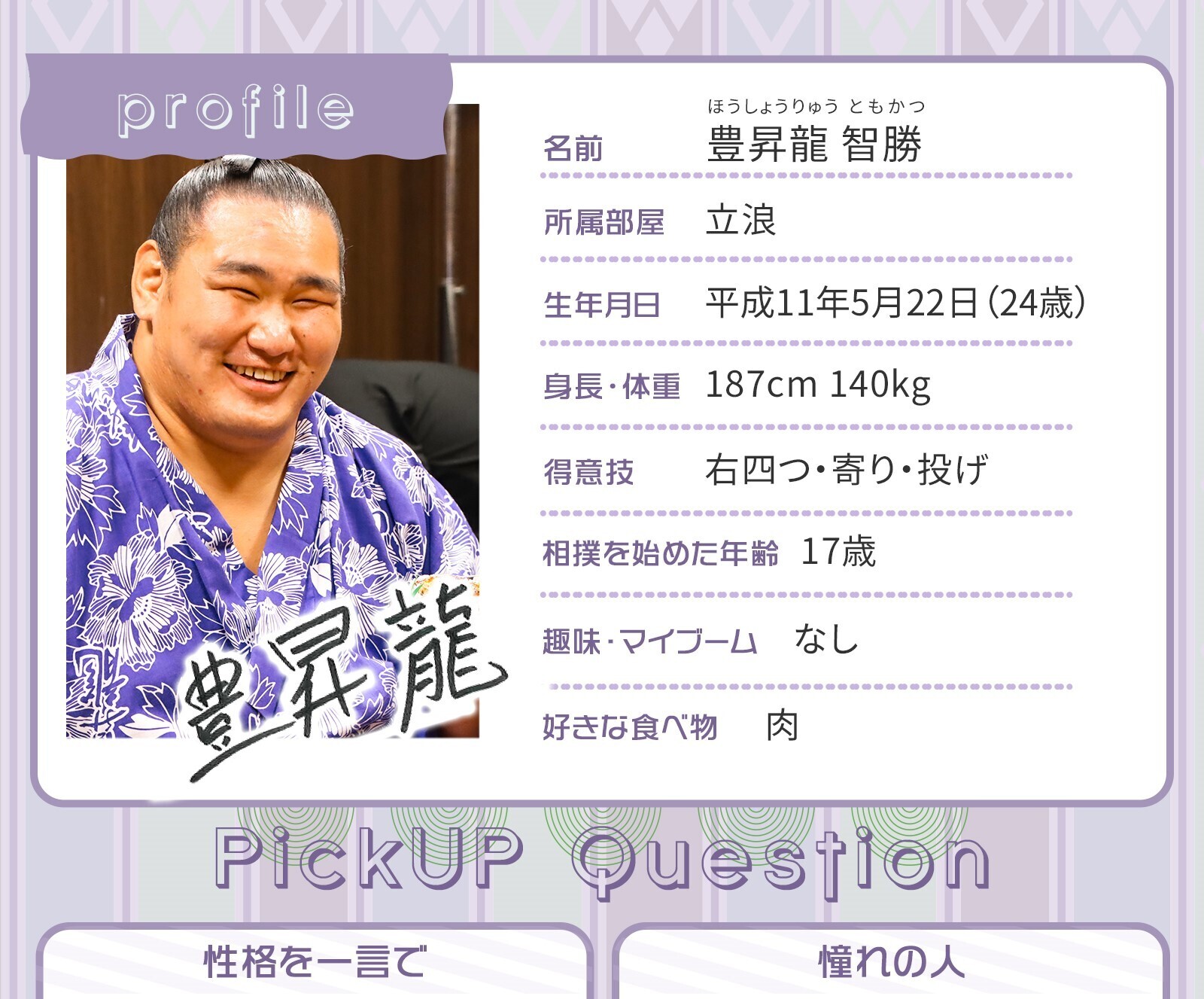 豊昇龍は性格が悪い？土俵の睨みと素顔のギャップを徹底検証
