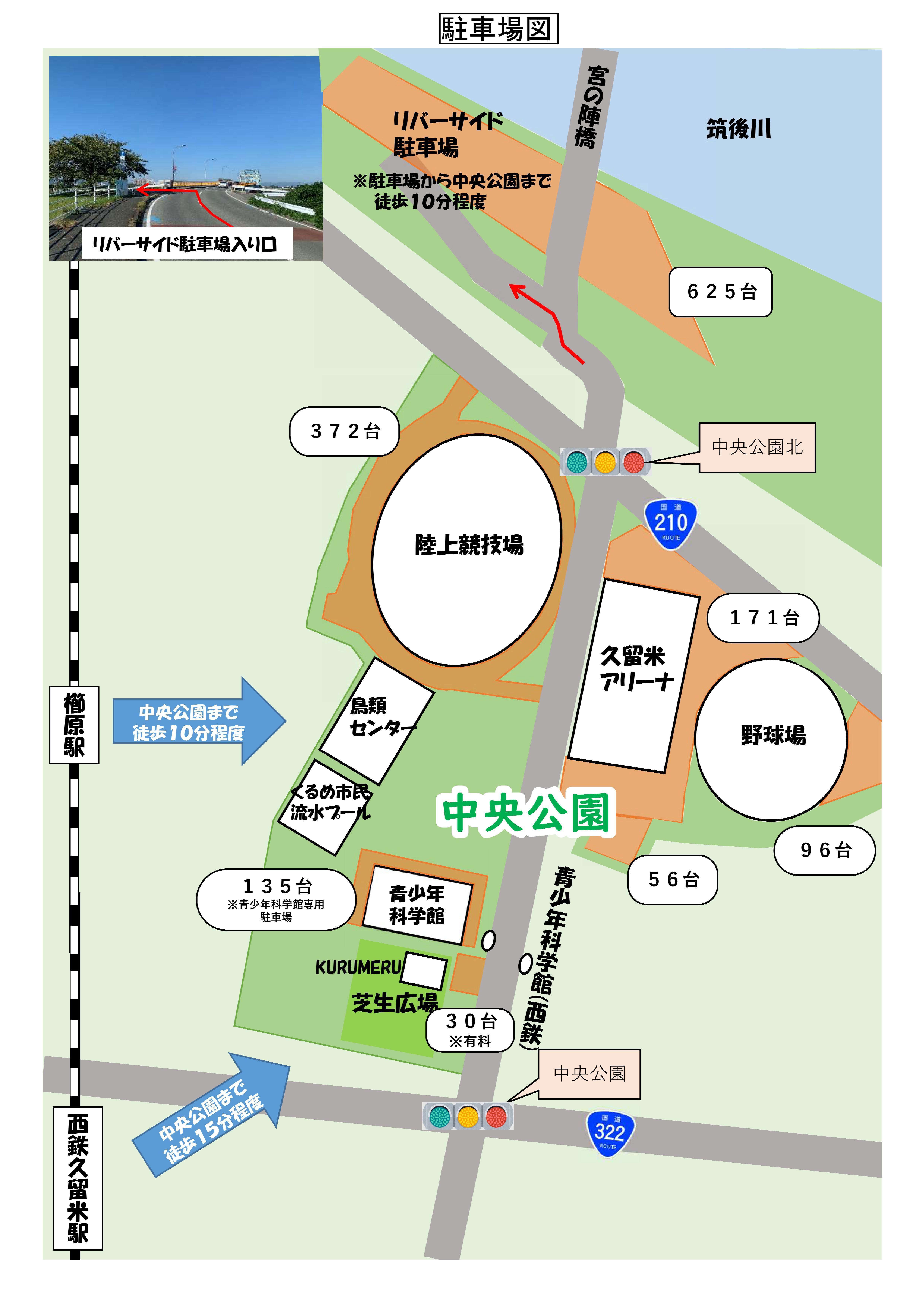 中央公園の駐車場攻略2026！一番安くて近い穴場と混雑回避の極意