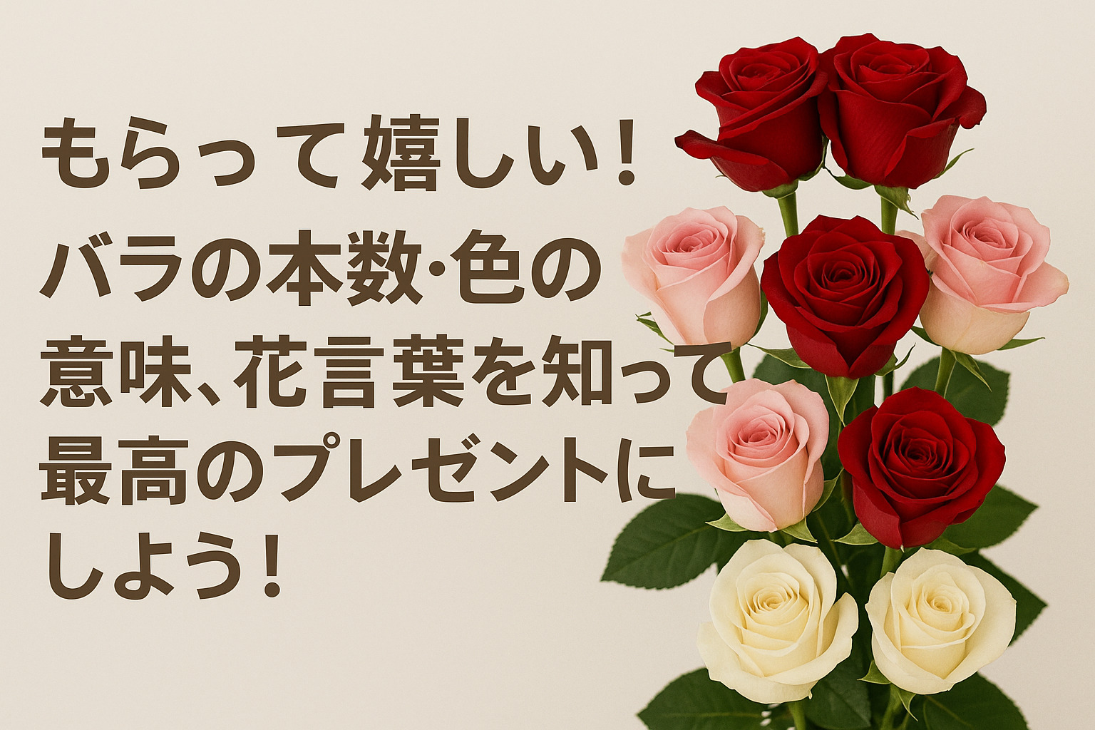 バラの花言葉一覧！色・本数で激変する意味と贈ってはいけないNg例
