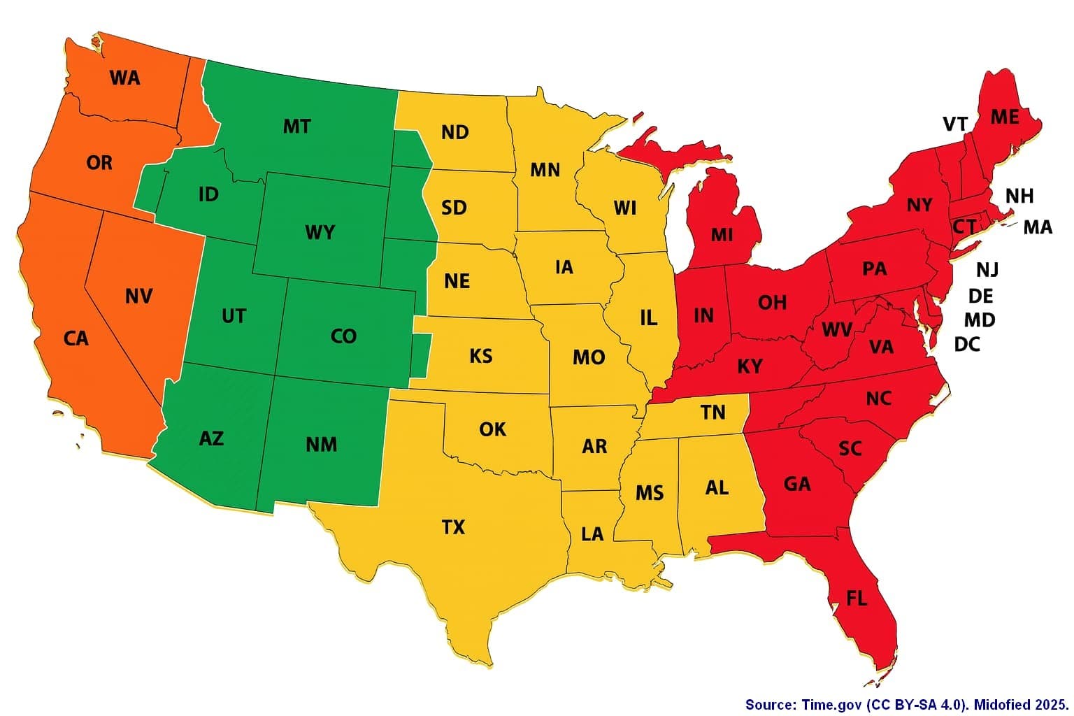 アメリカと日本の時差は何時間？主要都市の早見表と計算術【2026最新】