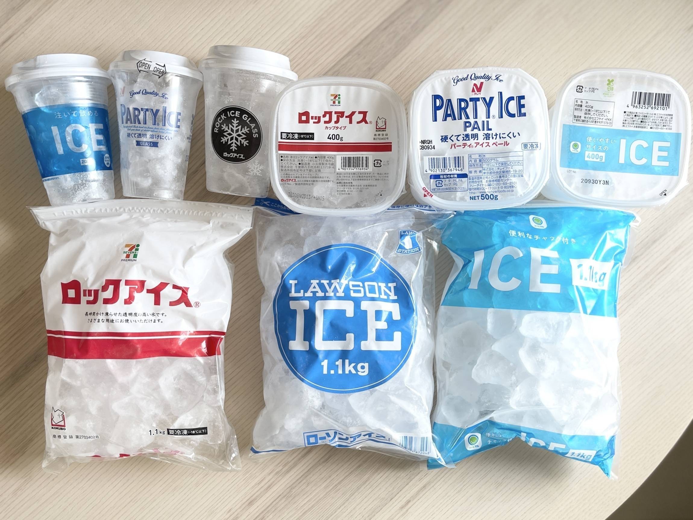 ファミマのロックアイス徹底解説！値段・内容量と溶けない人気の秘密